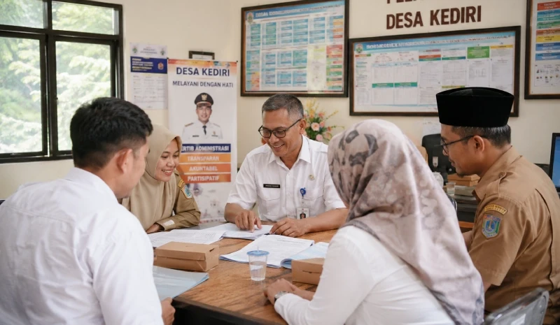 Monev SPM Desa Kediri: Inspektorat Turun Langsung, Pelayanan Publik Makin On Track!